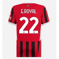 AC Milan Emerson Royal #22 Replica Home Shirt Ladies 2024-25 Short Sleeve